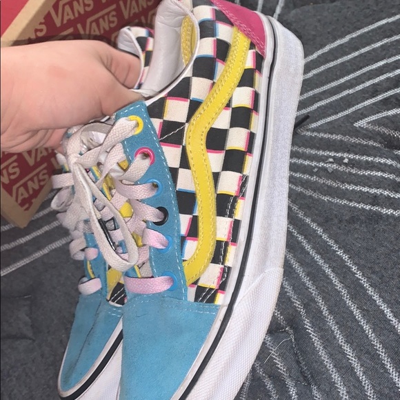 colorful van shoes